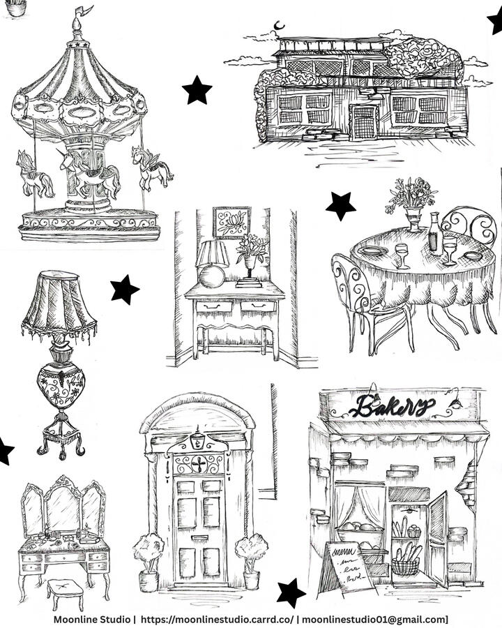 Illustrations ( packaging, branding, chapter headers, book cover )
