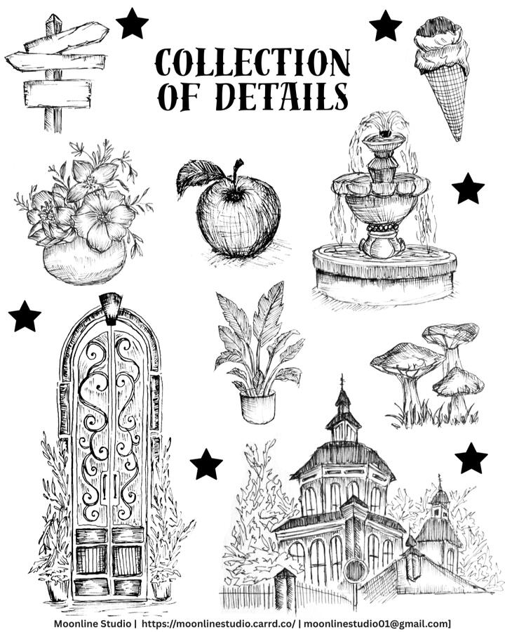 Motifs ( book cover, packaging, book interior illustrations, branding )